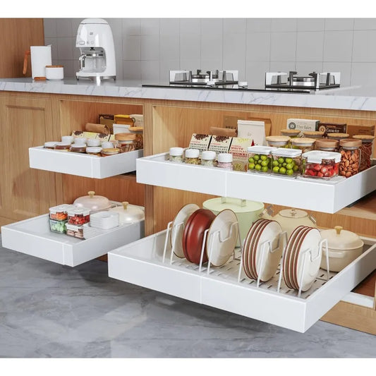 4-Pack Expandable Cabinet Organizer