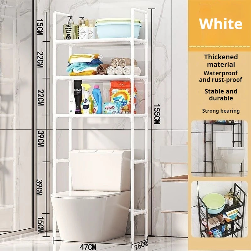 Floor Standing Storage Rack For Bathroom