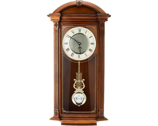 Vintage Walnut Chiming Clock