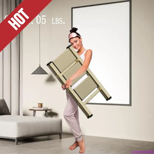 Customizable-3 Step Lightweight Folding Ladder