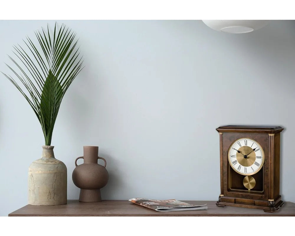 Walnut Mantel Clock