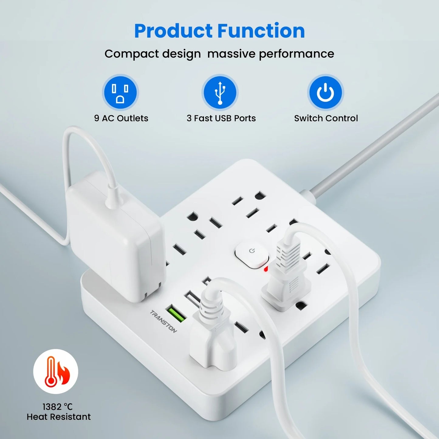 Power Outlet with Surge Protector,