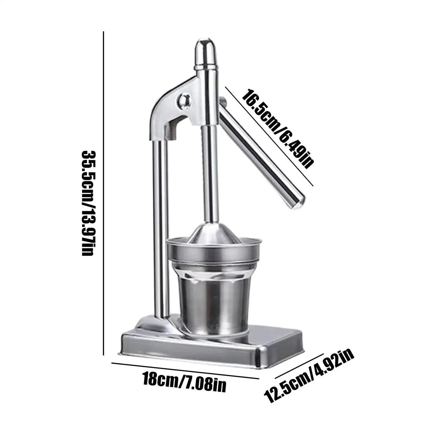 Handheld Stainless Steel Manual Juicer