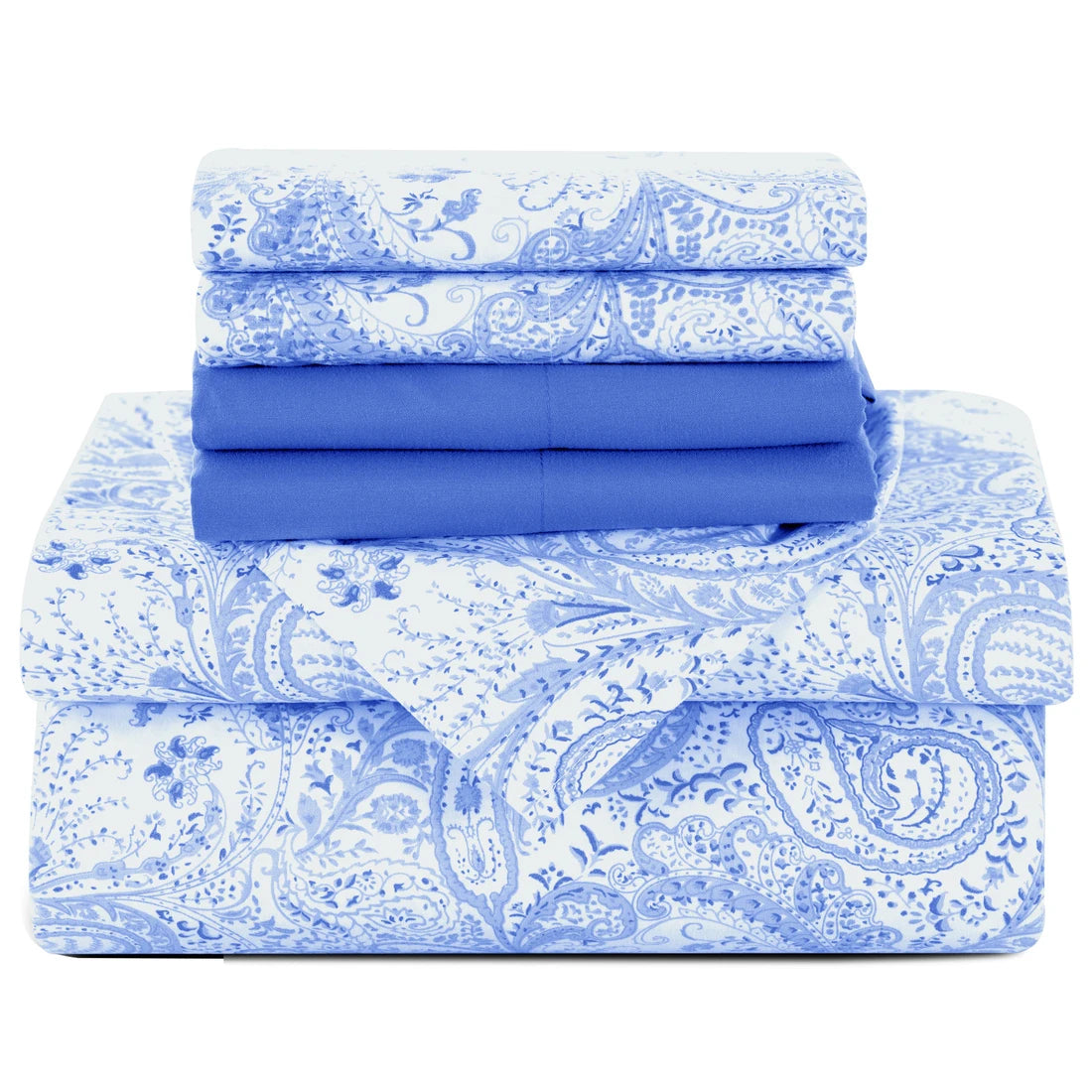 6Pc Paisley Sheet Set