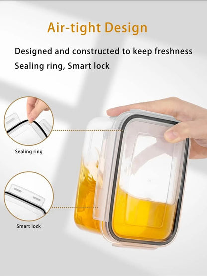 24pcs New Kitchen Sealed Storage Box Set