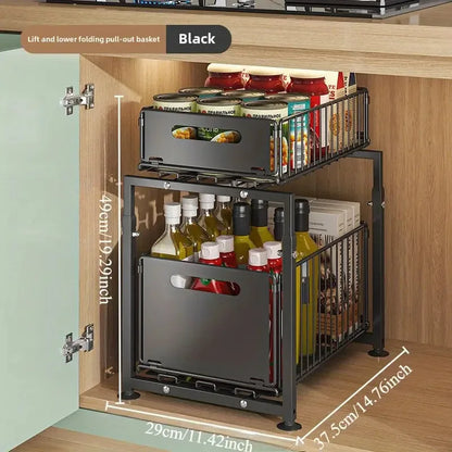 Pull Out Cabinet Organizer Drawer