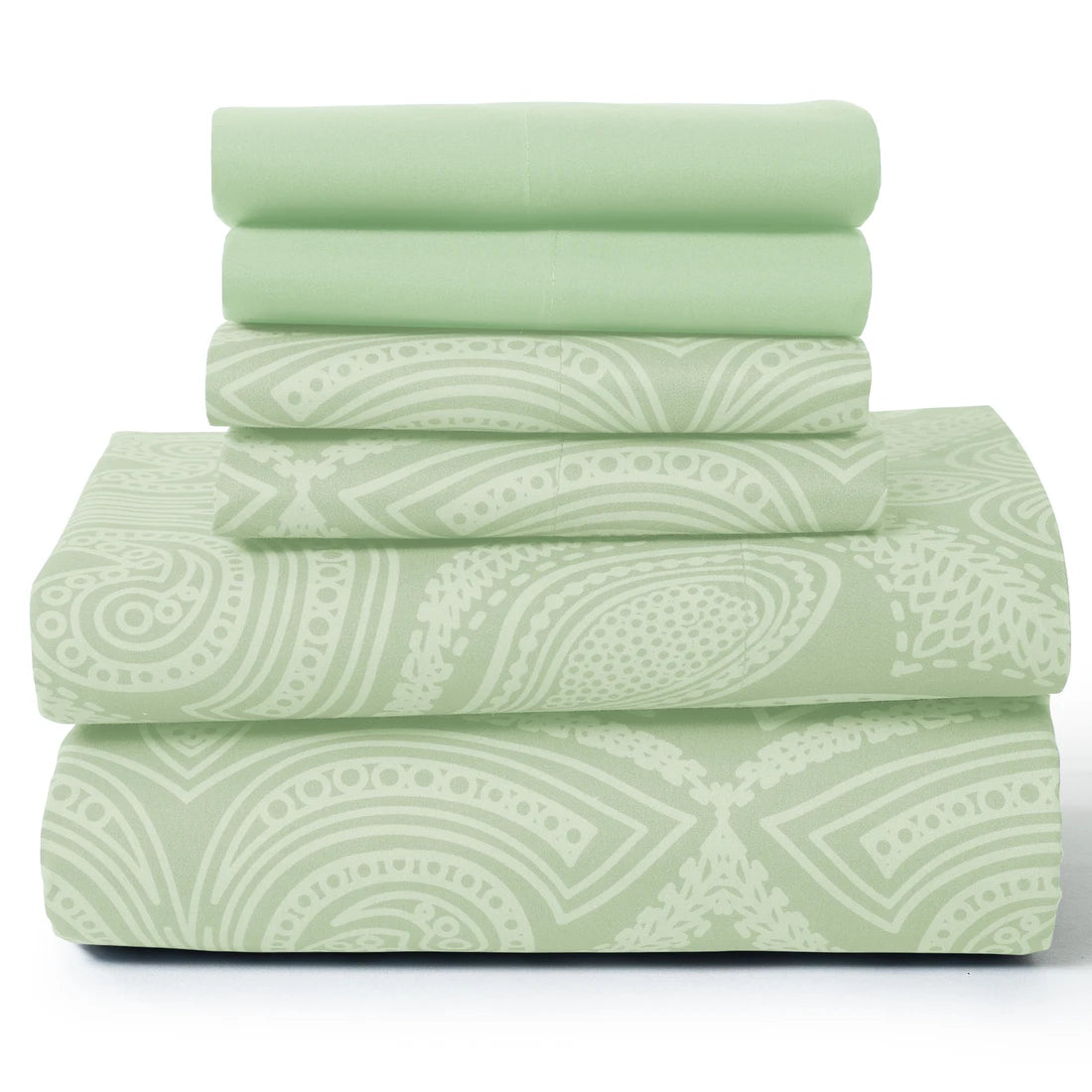 6Pc Paisley Sheet Set
