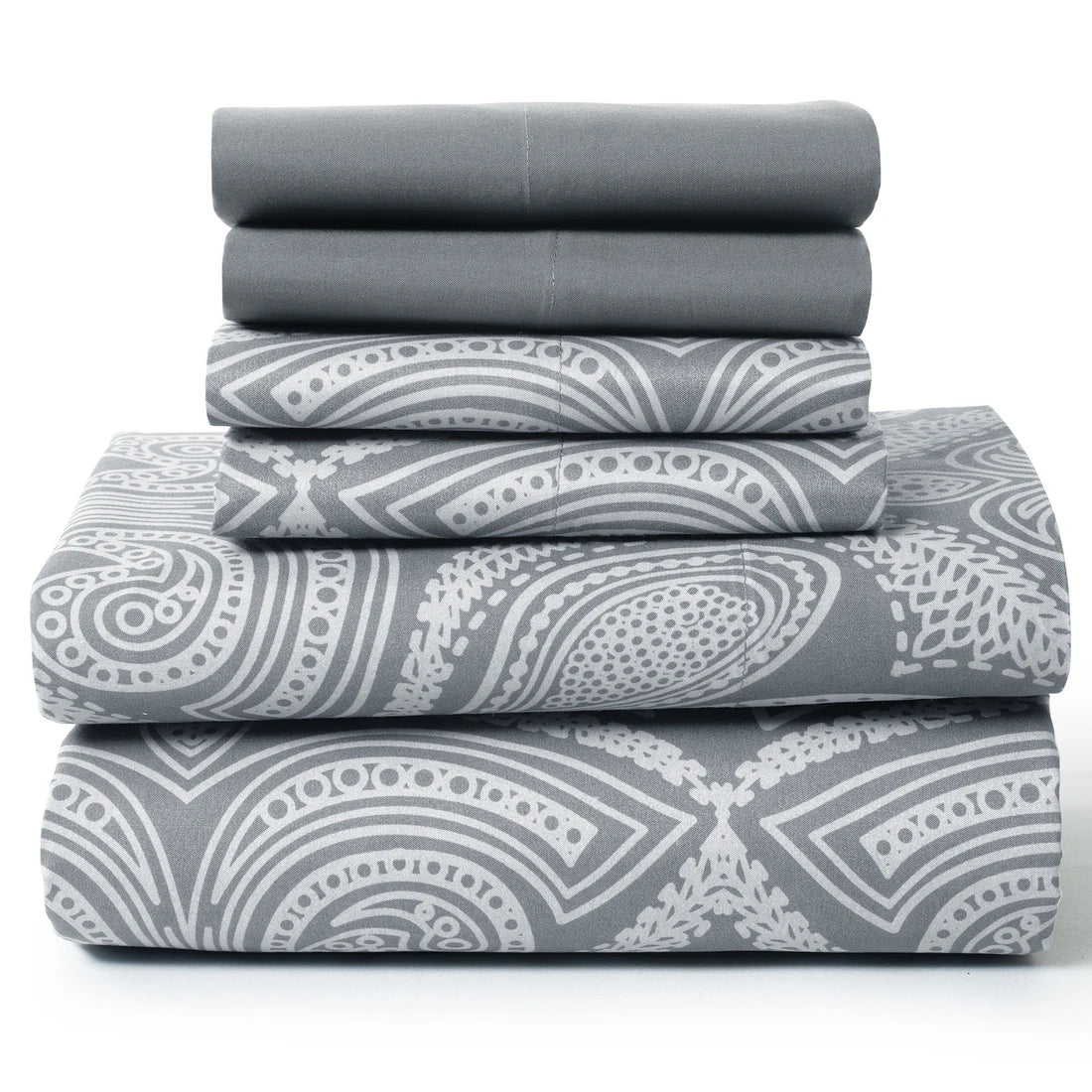 6Pc Paisley Sheet Set