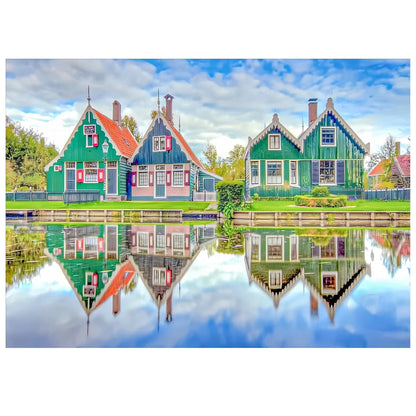 Riverside Scenery Printed Cross Stitch Kits