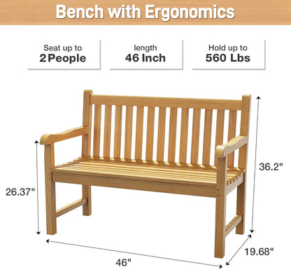 Teak Outdoor Bench