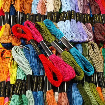 Mix Colors Cross Stitch Floss