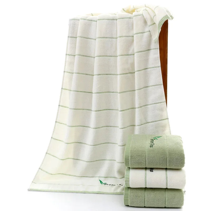 Pure Cotton Embroidered Bath Towel