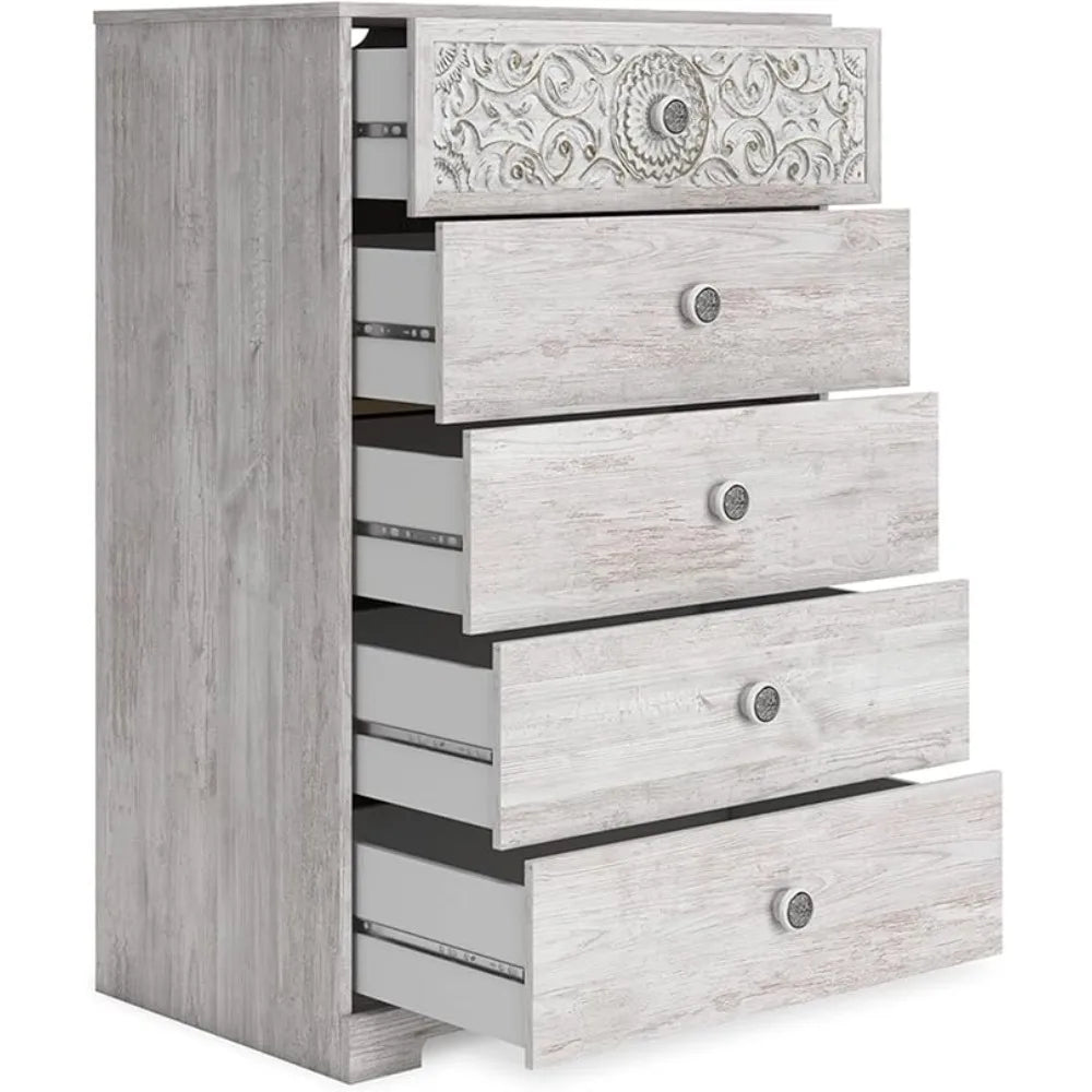 Paxberry Boho 5 Drawer Chest of Drawers,