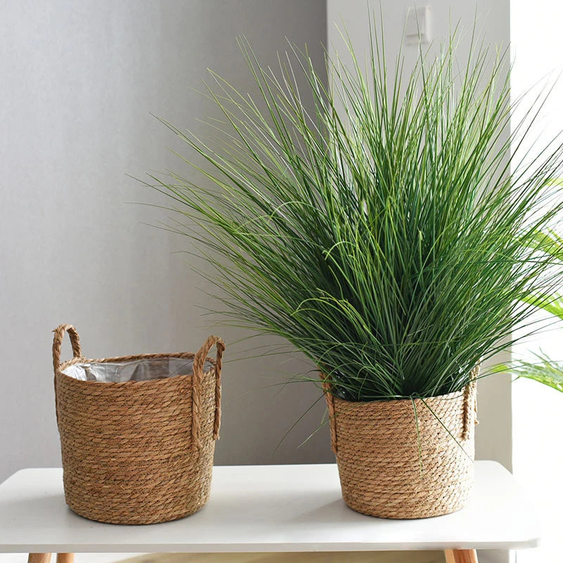 Handmade Straw Woven Flower Pot