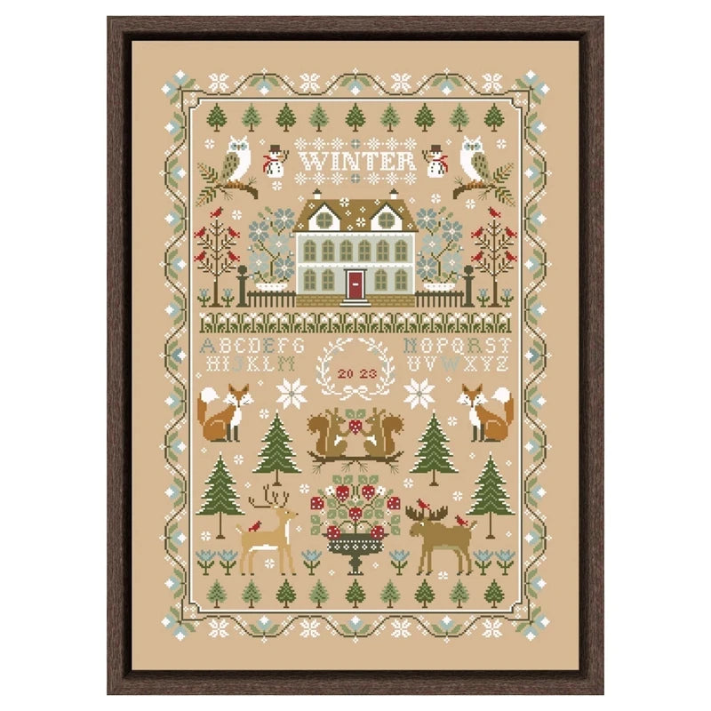 Forest in Winter Cross Stitch