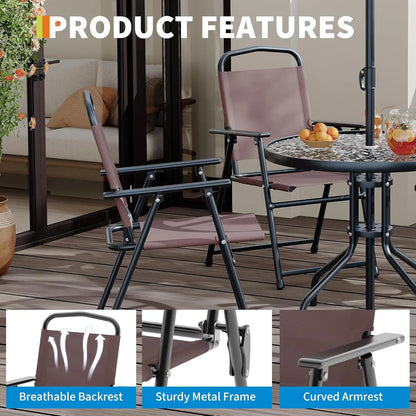 Outdoor Dining With Umbrella,