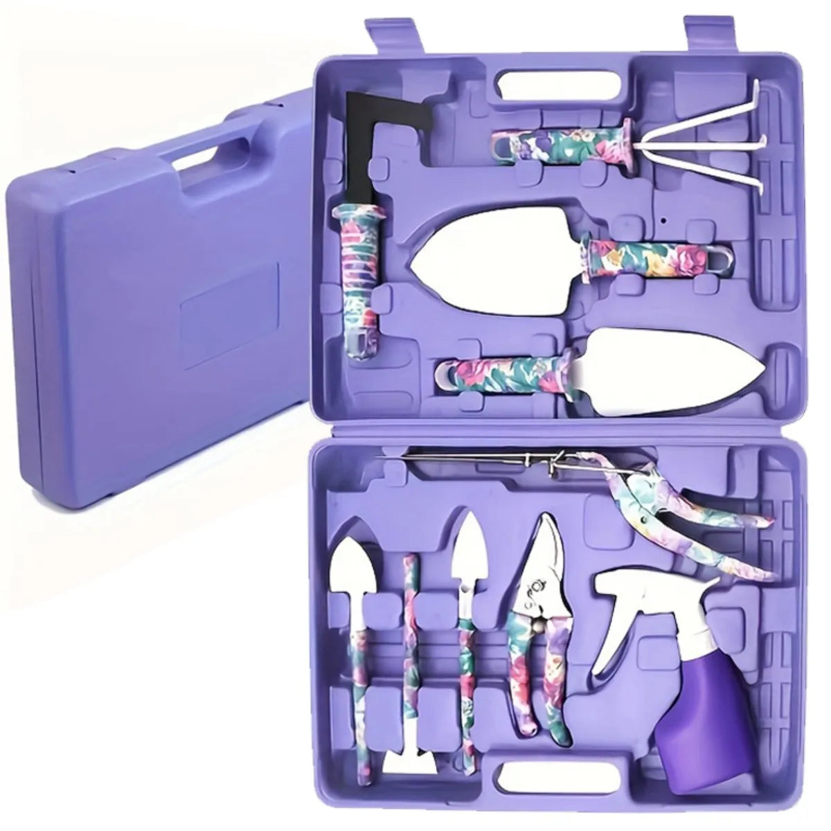 Flower Print Gardening Set