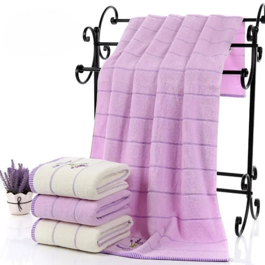 Pure Cotton Embroidered Bath Towel