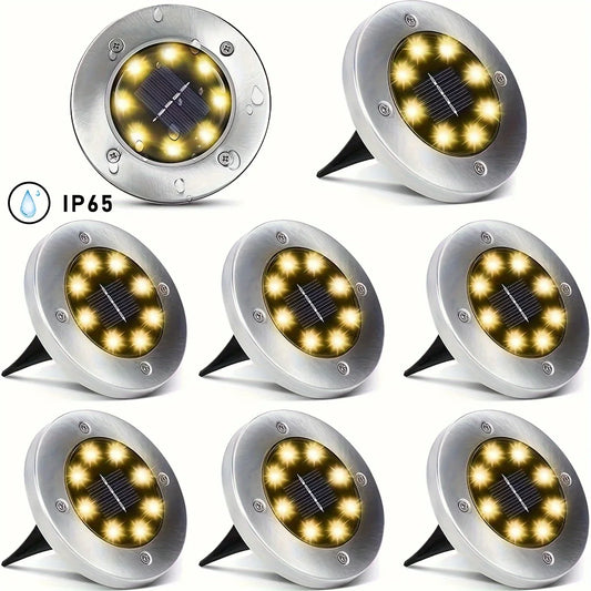 8 piece Solar Outdoor Llightghts