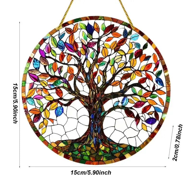 Round Stained Glass Sun Catcher