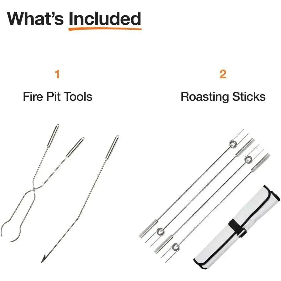 Roasting Sticks and Fire Pit Poker