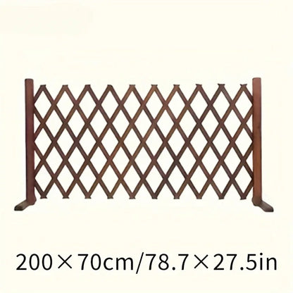 Retractable Wooden Pet Gate for Dogs Cats