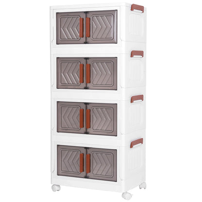 4 Tier Stackable Closet Organizers