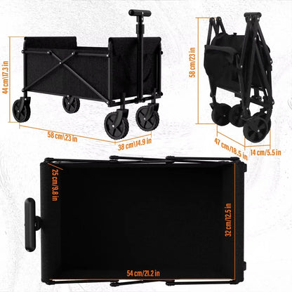 Foldable Garden Wagon Cart