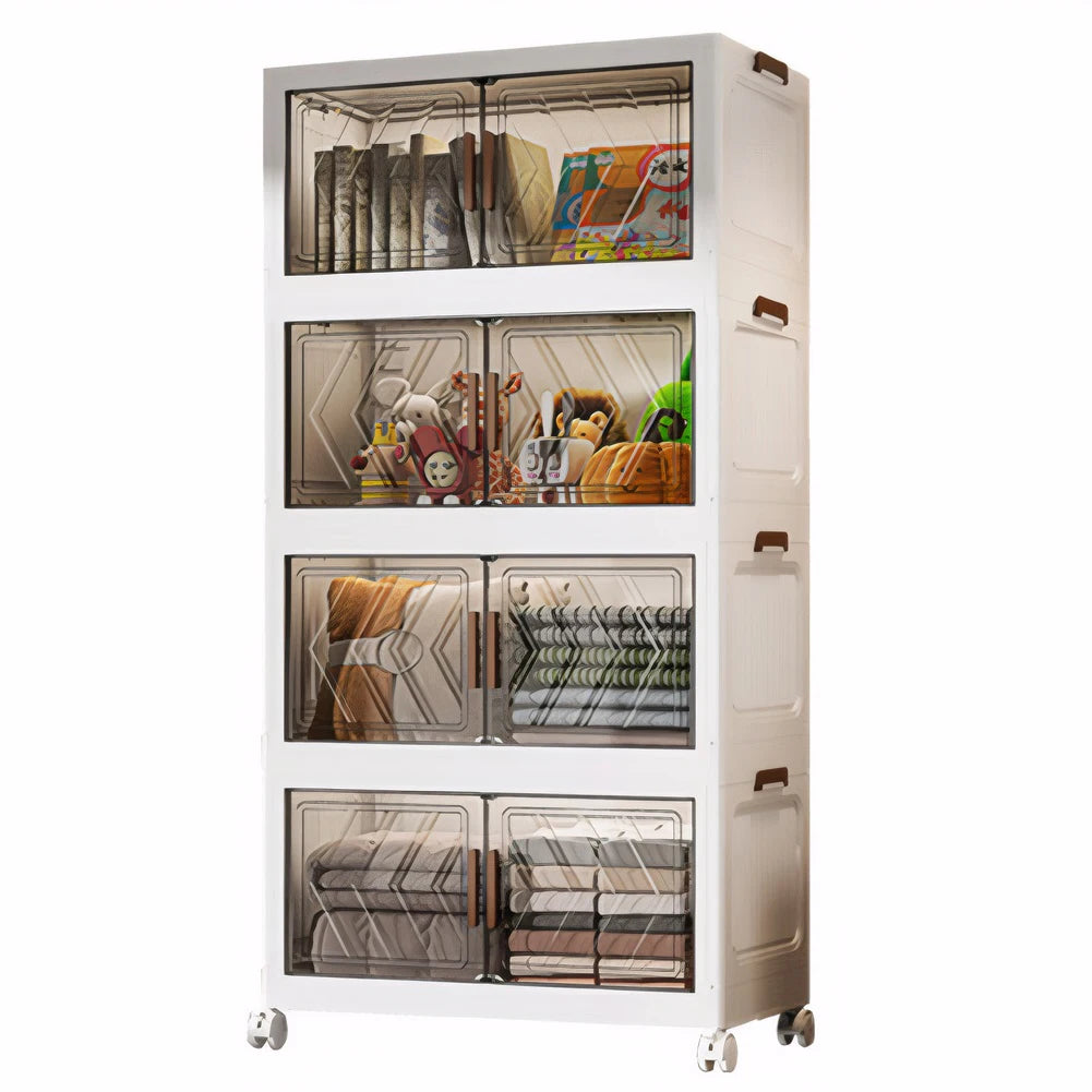 4 Tier Stackable Closet Organizers