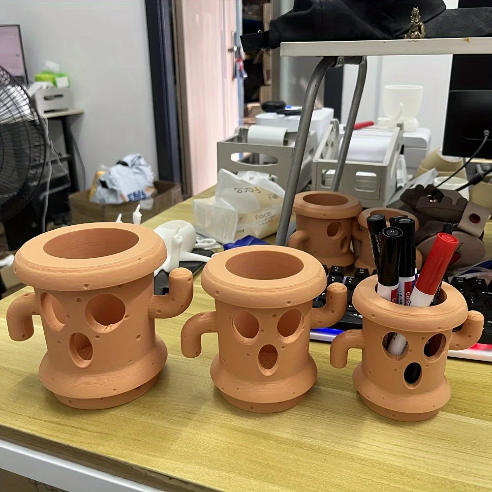 Cute Succulent Planter Pencil Holder