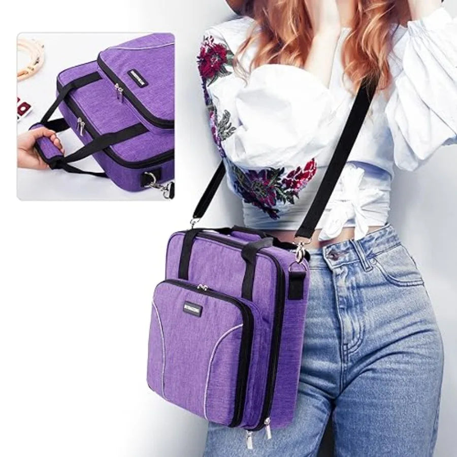 Large Embroidery Project Bag