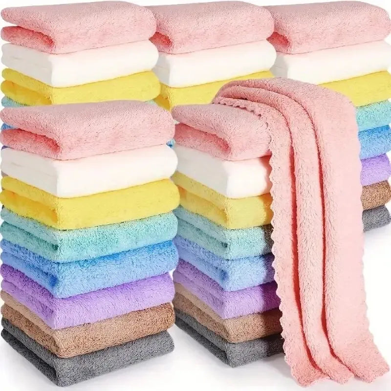 20-Pack Solid Color Towels