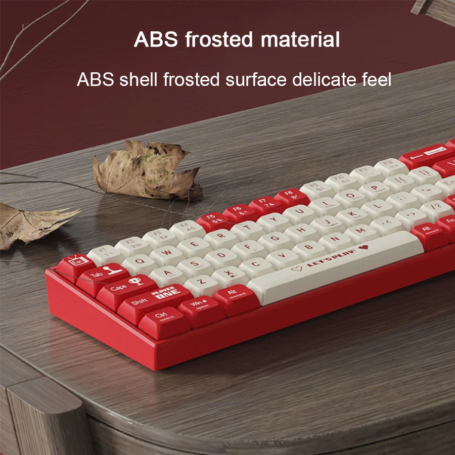 Keyboard ABS Keycap 68 Keys Wired Wireless Bluetooth