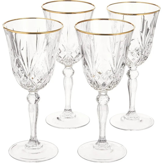 Elegant Crystal Wine Glasses