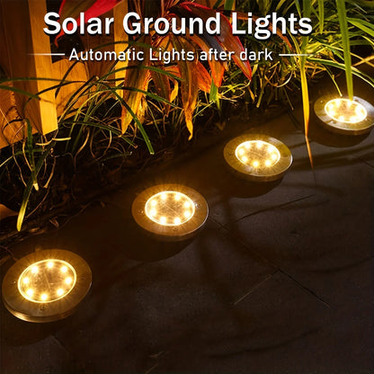 8 piece Solar Outdoor Llightghts