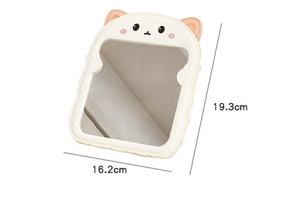 Foldable Cat-Ear Makeup Mirror