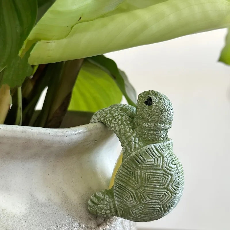 Turtle Resin Hanging Planter