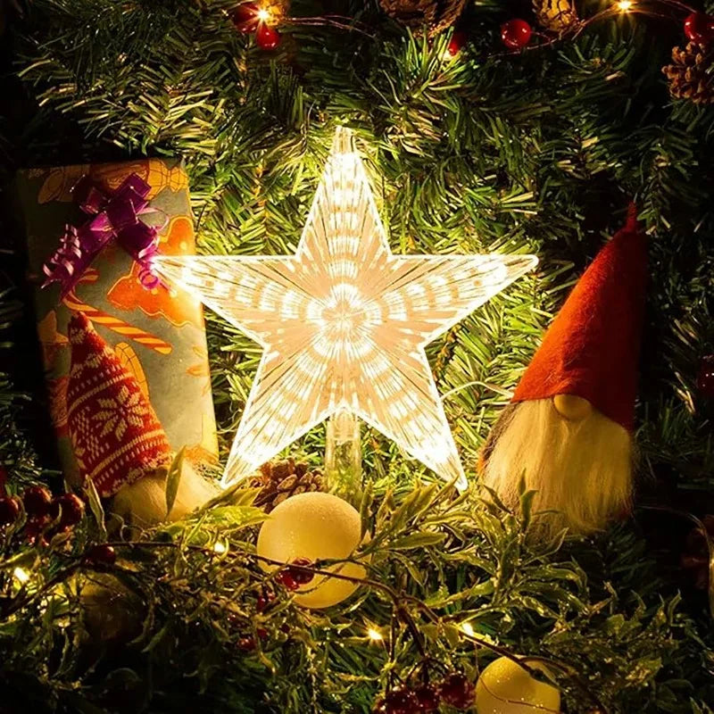Christmas Tree Decoration Stars led