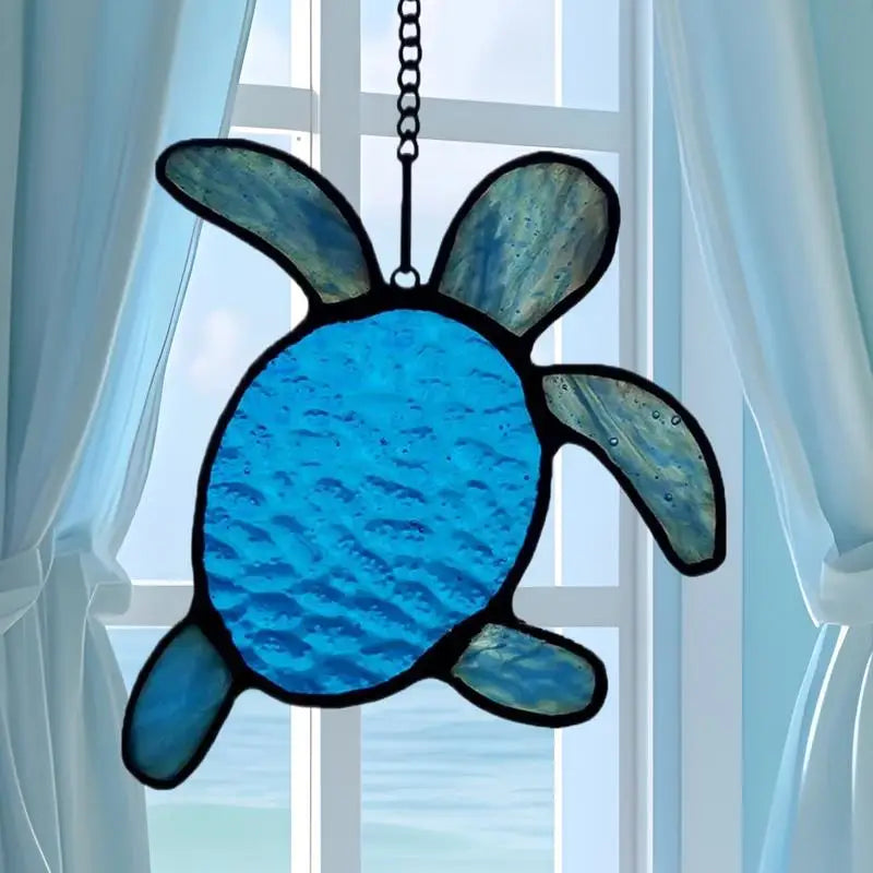 Turtle Stained Acrylic Sun Catcher