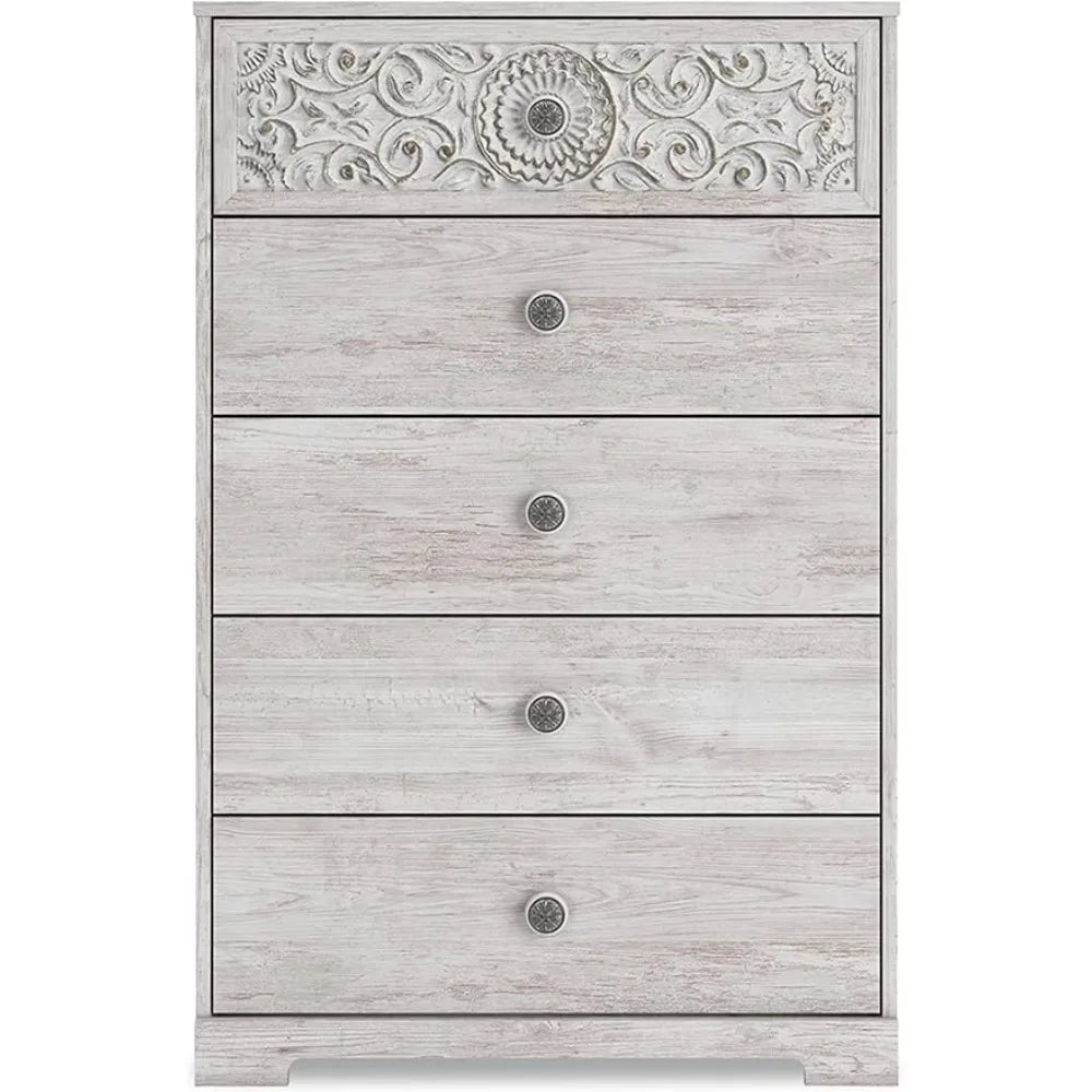 Paxberry Boho 5 Drawer Chest of Drawers,