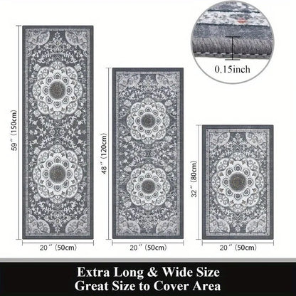 3 pcs set floor mat Bohemian style rugs