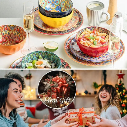 Bohemian Dinner Plates Set of 6