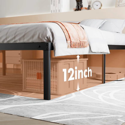 Twin Full Queen King Size Bed Frame Metal Platform