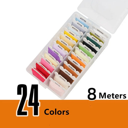 Embroidery Kit Floss Set Including 150 Colors Threads