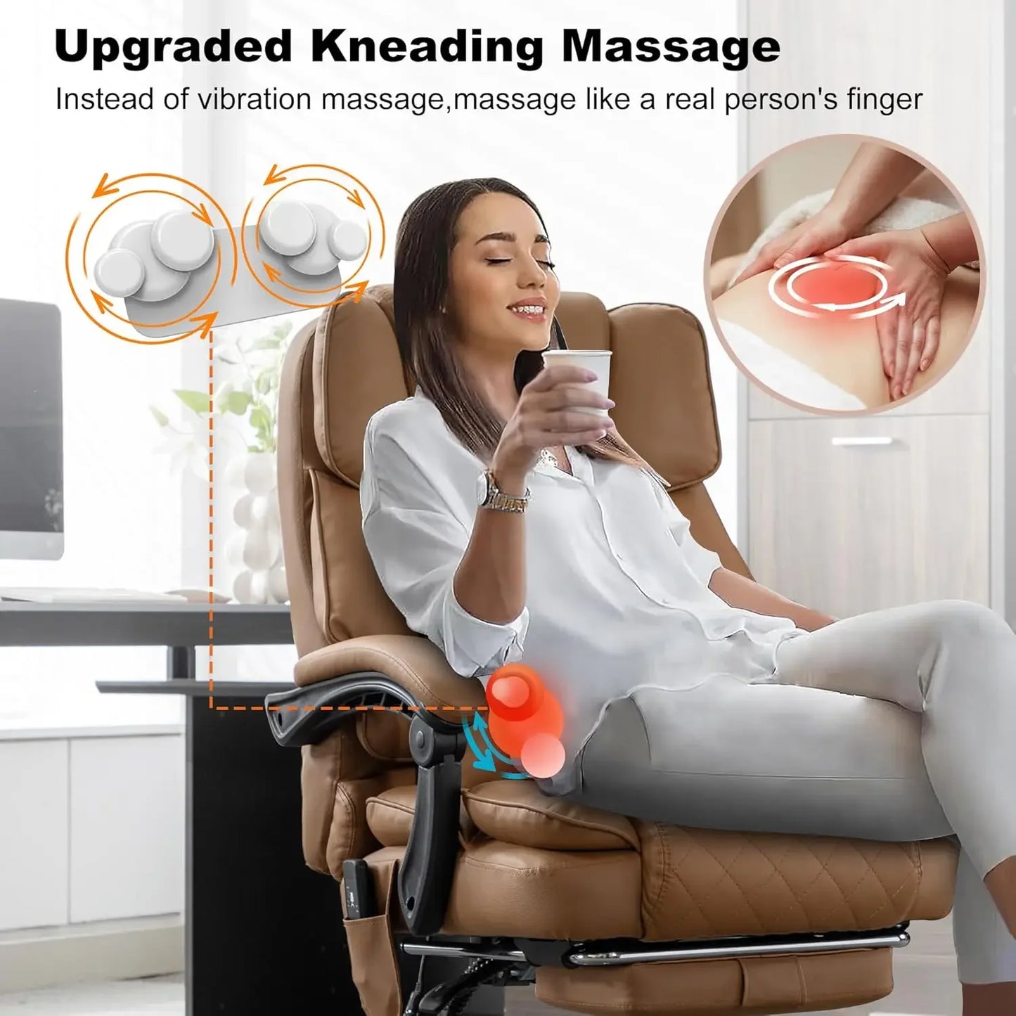 Kneading Massage Executive Office Chair