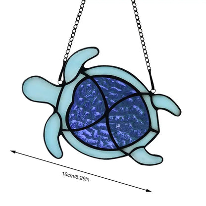 Turtle Stained Acrylic Sun Catcher
