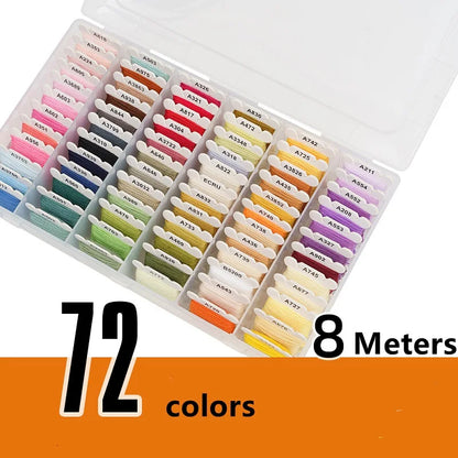 Embroidery Kit Floss Set Including 150 Colors Threads