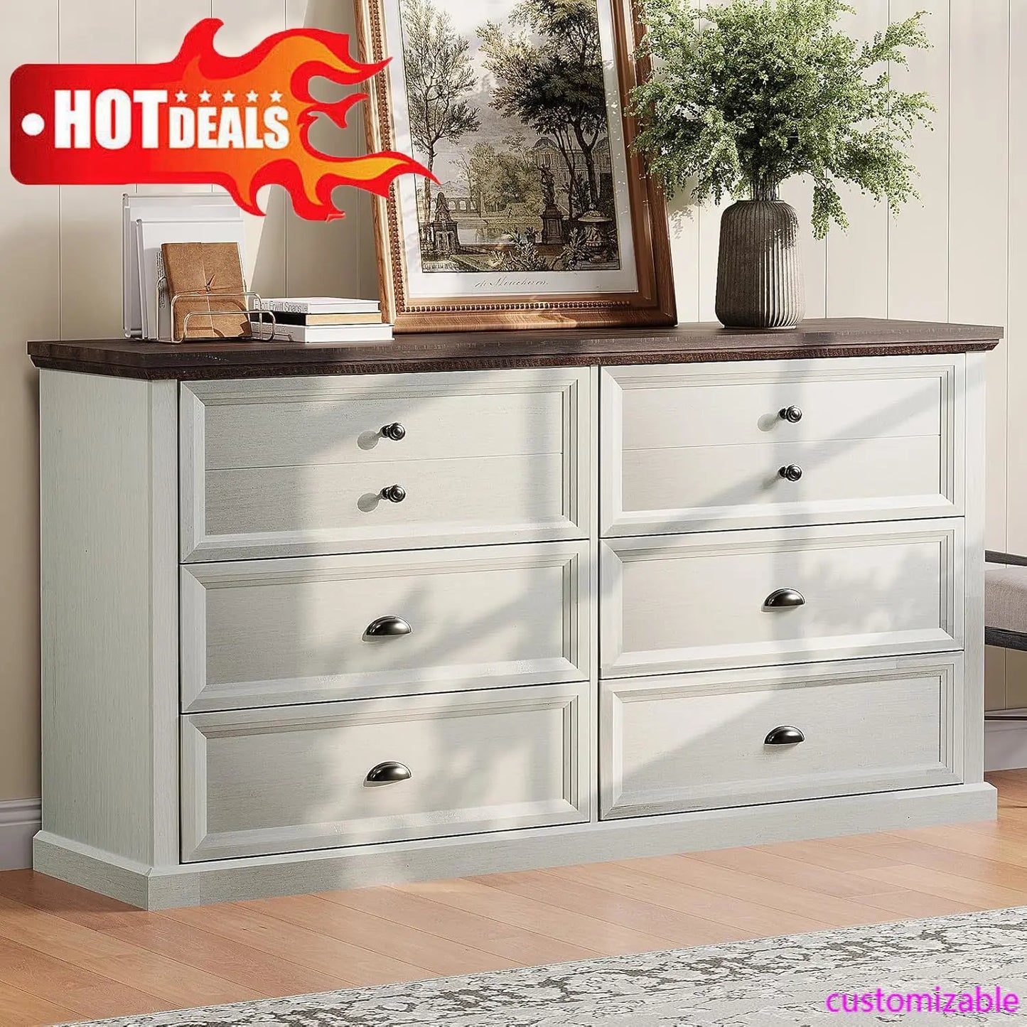 58 inch Dresser for Bedroom