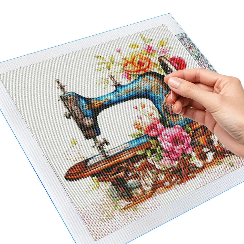 Sewing Machine Cross Stitch