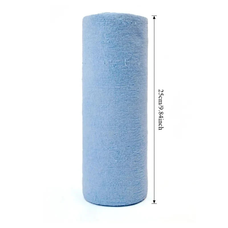 Reusable Cleaning Wipe Household Kitchen Cloth Microfiber Towel Rolls